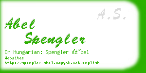 abel spengler business card